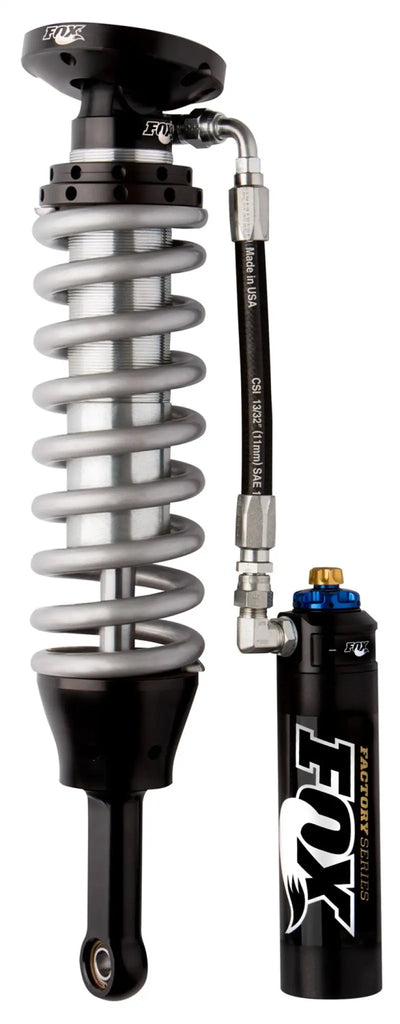 Fox 2009 F-150 2.5 Factory Series 5.45in. Remote Res. Coilover Shock w/DSC Adj. - Black/Zinc FOX
