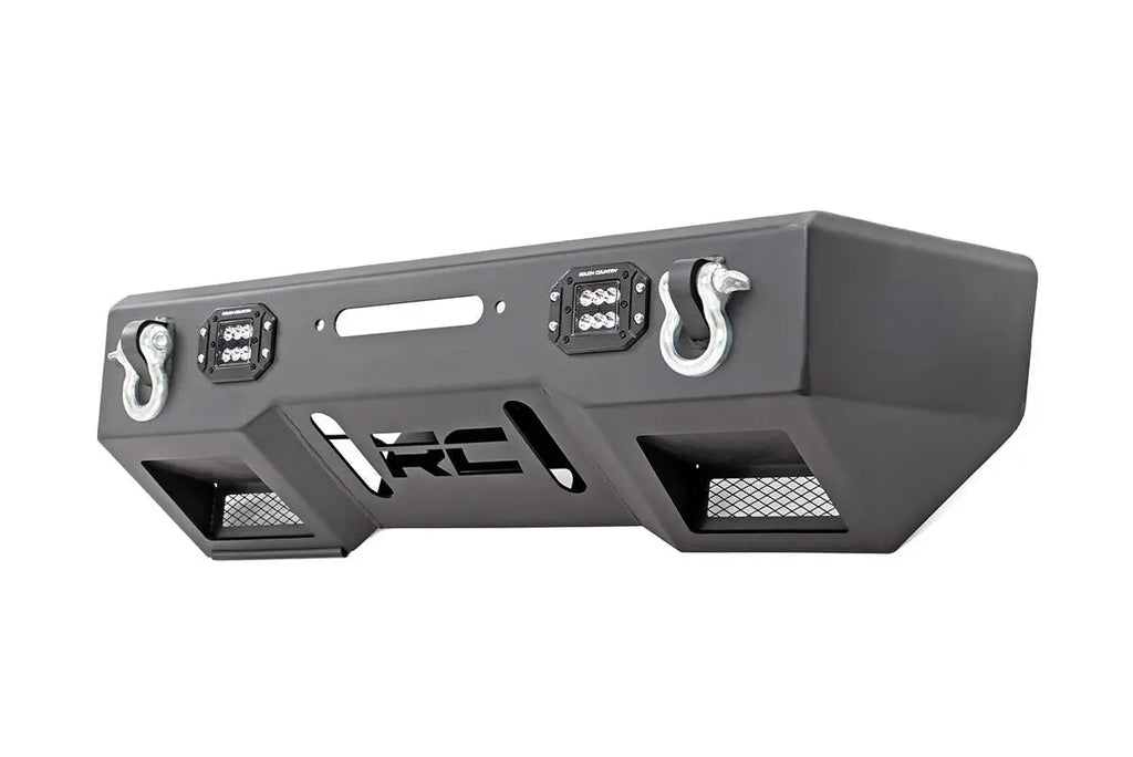 Front Bumper | Stubby | BLK LED | Jeep Gladiator JT/Wrangler JK & JL Rough Country