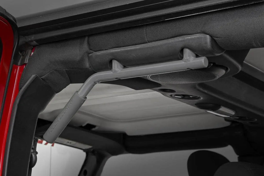 Grab Handles | Steel | FR & RR | Gray | Jeep Wrangler JK  (07-18) Rough Country