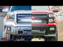 Load image into Gallery viewer, LED Light Kit | Behind Grille Mount | 30&quot; Chrome Single Row | Chevy/GMC 1500 (14-18) Rough Country