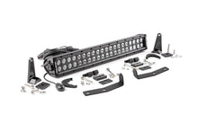 Load image into Gallery viewer, LED Light Kit | Bumper Mount | 20" Black Dual Row | Nissan Titan XD (16-23) Rough Country