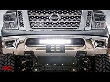 Load image into Gallery viewer, LED Light Kit | Bumper Mount | 20" Black Dual Row | Nissan Titan XD (16-23) Rough Country