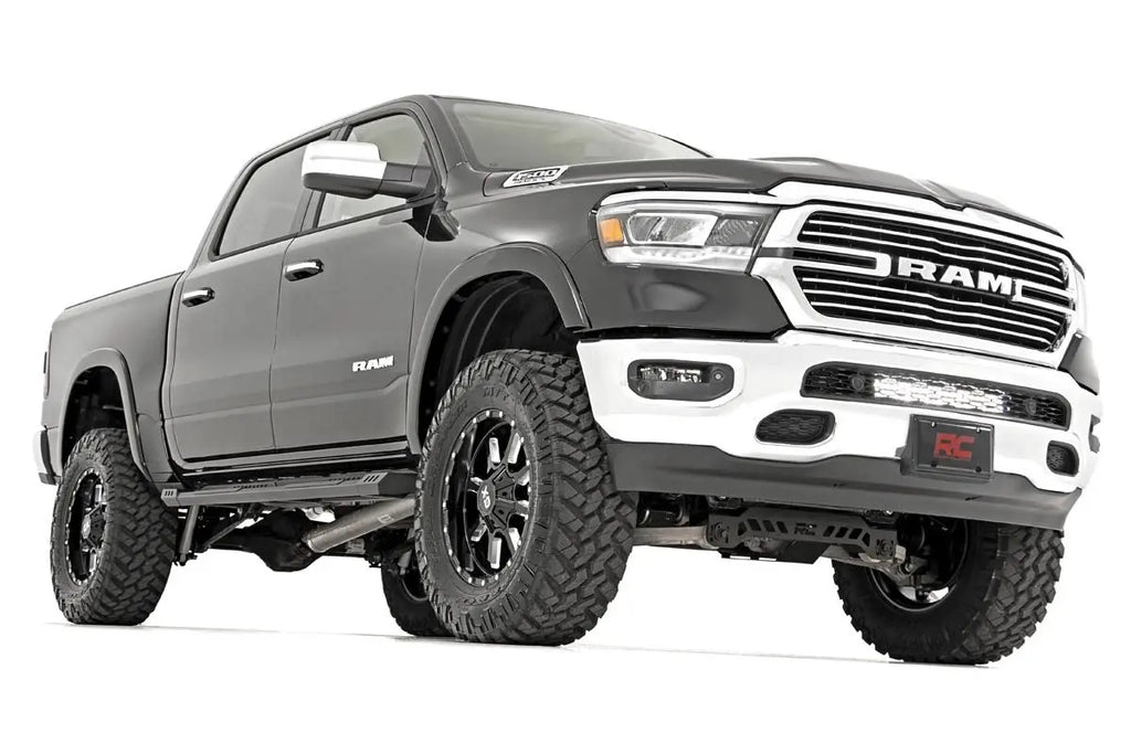 LED Light Kit | Bumper Mount | 20" Black Dual Row| Amber DRL | Ram 1500 (19-23) Rough Country
