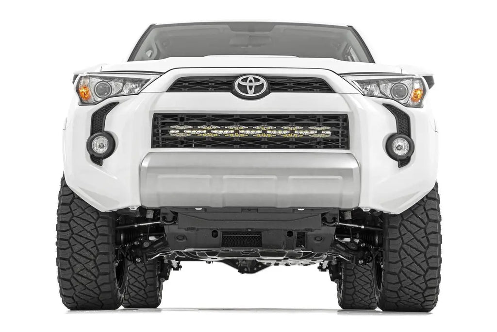 LED Light Kit | Bumper Mount | 30" Black Dual Row | Toyota 4Runner (14-20) Rough Country