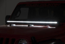 Load image into Gallery viewer, LED Light Kit | Cowl Mount | 50" Chrome Single Row | Jeep Wrangler JL (18-23) Rough Country