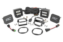 Load image into Gallery viewer, LED Light Kit | Fog Mount | 2&quot; Black Pair | Jeep Wrangler JK  (07-09) Rough Country