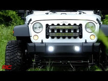 Load image into Gallery viewer, LED Light Kit | Fog Mount | 2&quot; Black Pair | Jeep Wrangler JK  (07-09) Rough Country
