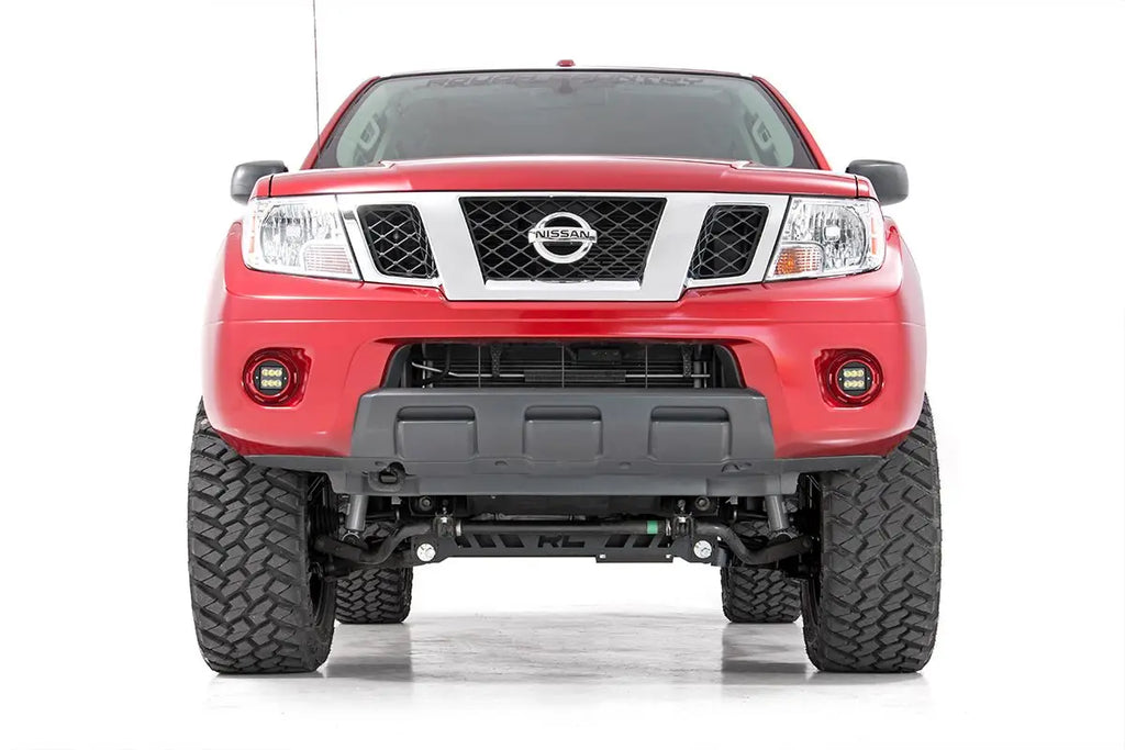LED Light Kit | Fog Mount | 2" Black Pair | Spot | Nissan Frontier (05-20) Rough Country