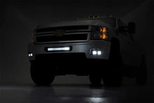 Load image into Gallery viewer, LED Light Kit | Fog Mount | Dual 2" Black Pair | Chevy Silverado 2500 HD/3500 HD (11-14) Rough Country