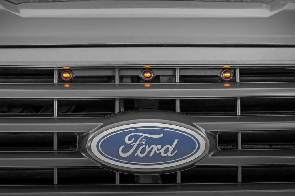 LED Light Kit | OEM Grill Mount | Amber Marker | Ford F-150 (15-17) Rough Country