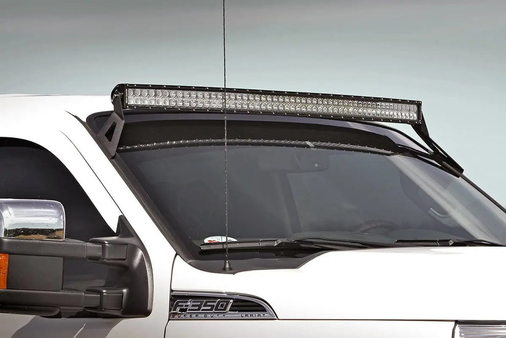 LED Light Mount | Upper Windshield | 54" Curved | Ford F-250/F-350 Super Duty (99-16) Rough Country