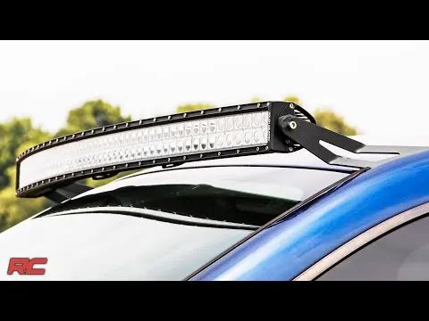 LED Light Mounts | Upper Windshield | 54" Curved | Dodge 2500/Ram 3500 (03-09) Rough Country