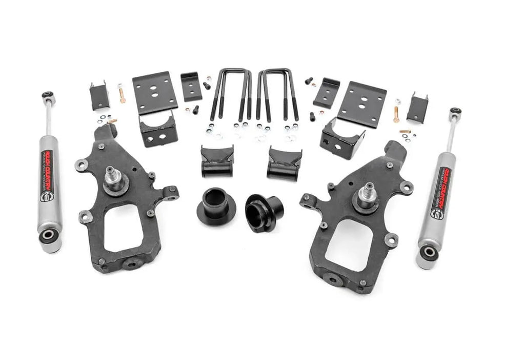 Lowering Kit | 3 Inch FR | 5 Inch RR | Ford F-150 2WD (2004-2008) Rough Country