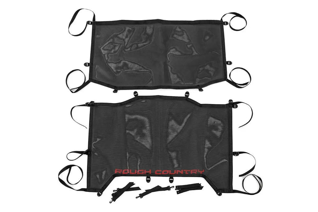 Mesh Bikini Top Plus | Black | Jeep Wrangler JL 4WD (2018-2023) Rough Country