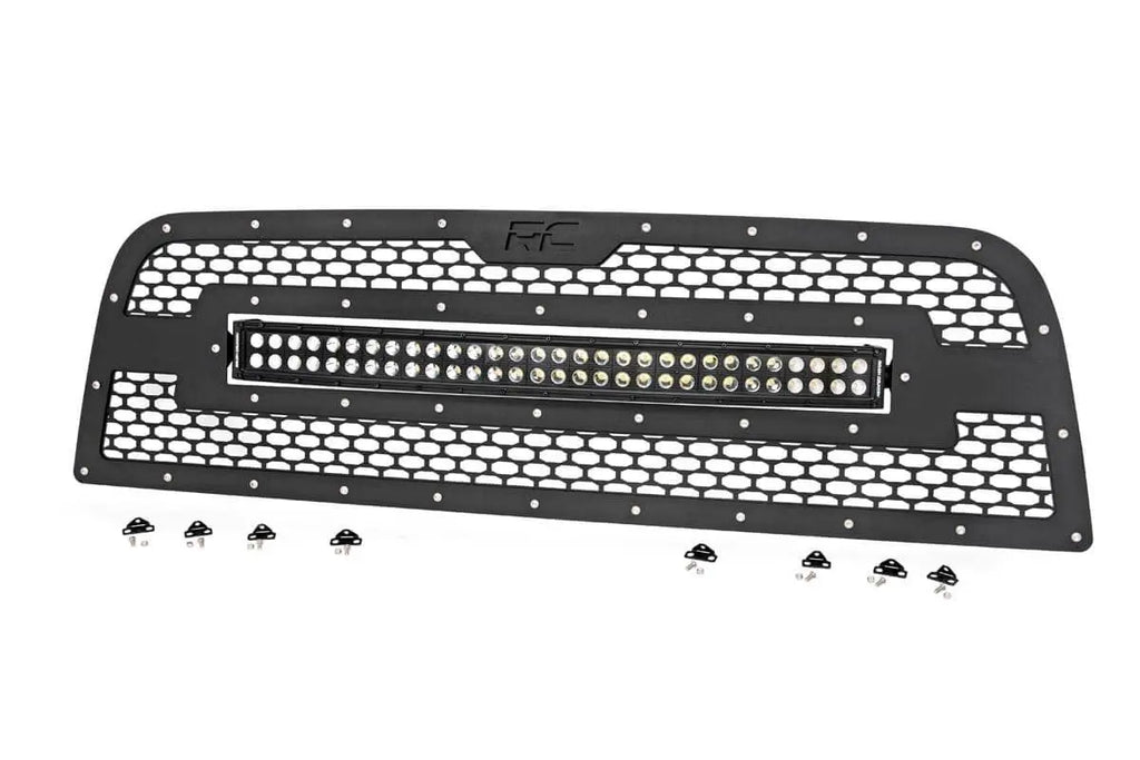Mesh Grille | 30" Dual Row LED | Black | Ram 2500/3500 (13-18) Rough Country