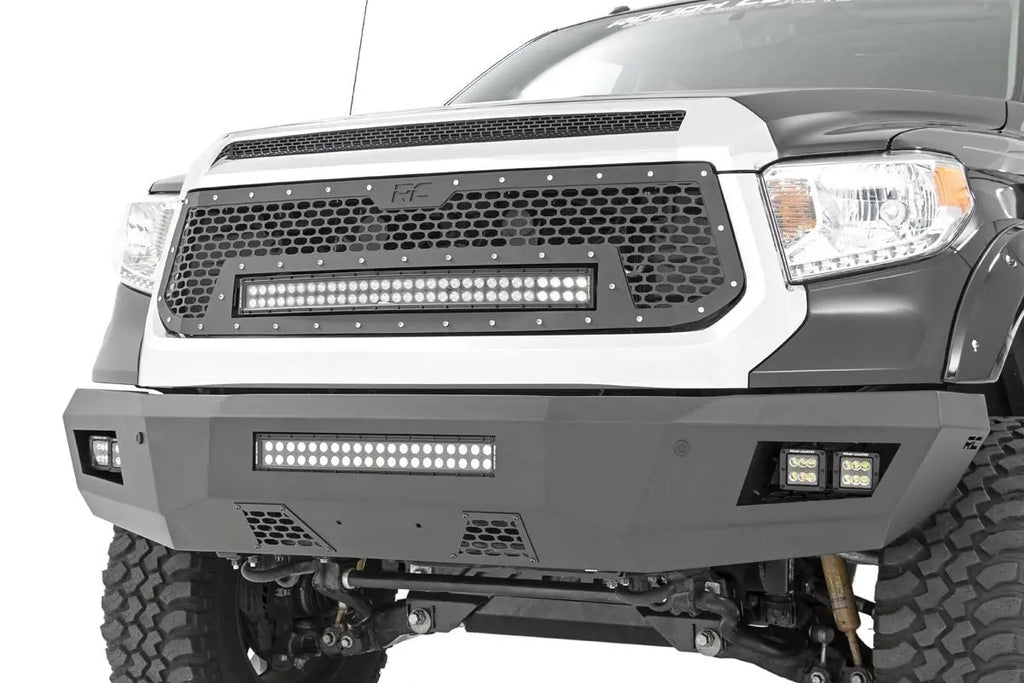 Mesh Grille | 30" Dual Row LED | Black | Toyota Tundra (14-17) Rough Country