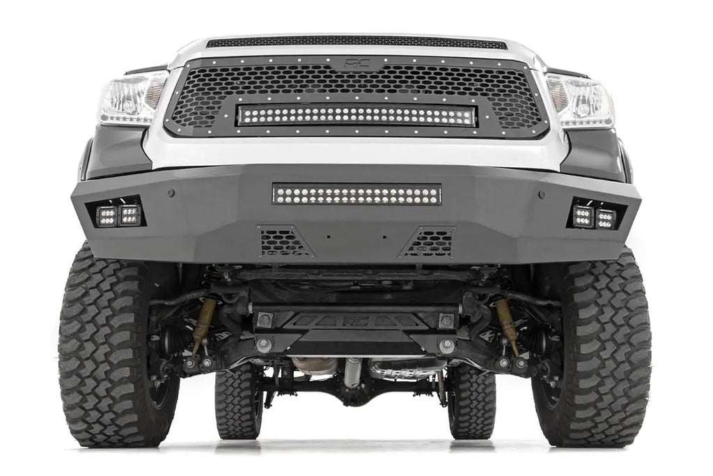 Mesh Grille | 30" Dual Row LED | Black | White DRL | Toyota Tundra (14-17) Rough Country