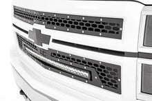 Load image into Gallery viewer, Mesh Grille | 30" Single Row LED | Black | Chevy Silverado 1500 (14-15) Rough Country