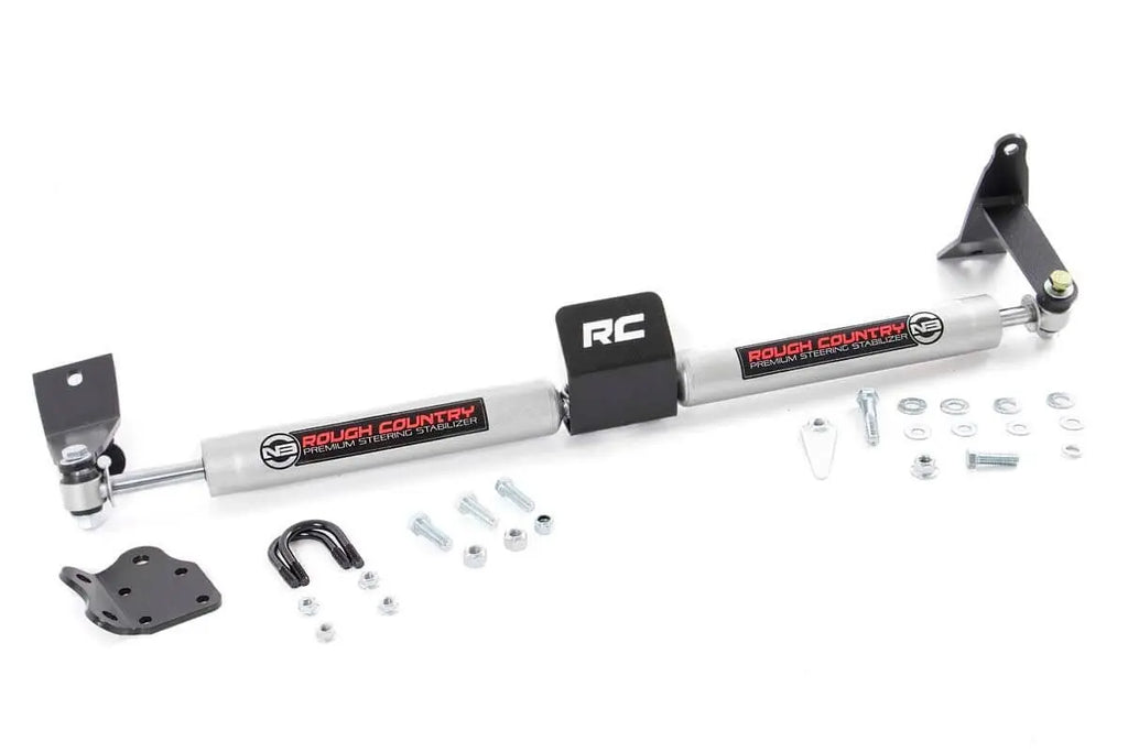 N3 Steering Stabilizer | Dual | 2-8 Inch Lift | Ram 2500 (10-13)/3500 (10-12) Rough Country