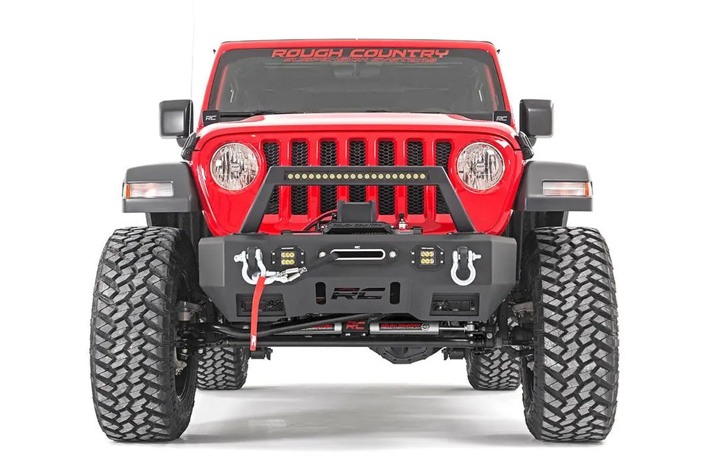 N3 Steering Stabilizer | Dual | 2.5-8 Inch Lift | Jeep Gladiator JT (20-22)/Wrangler JL (18-23) Rough Country