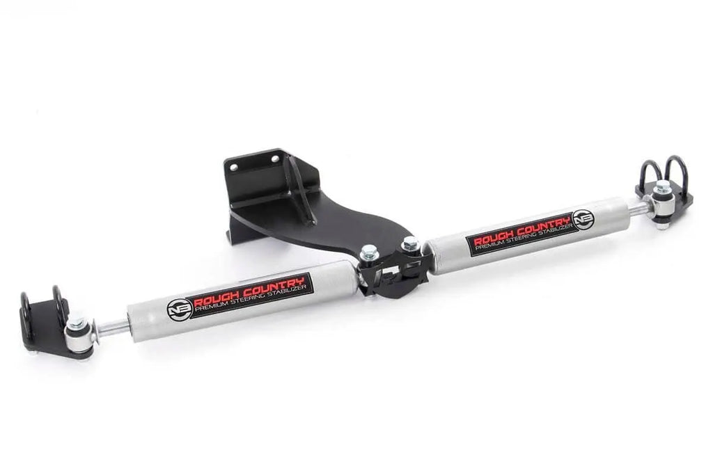 N3 Steering Stabilizer | Dual | 2.5-8 Inch Lift | Ram 2500 (14-23)/3500 (13-23) Rough Country