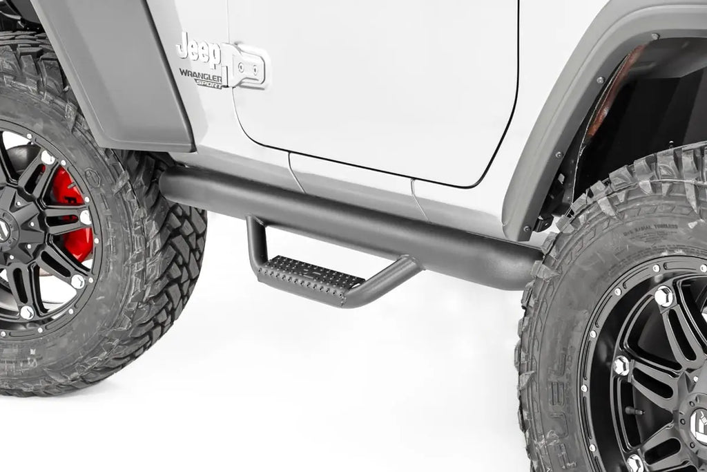 Nerf Steps | Full Length | 2 Door | Jeep Wrangler JL 4WD (18-23) Rough Country