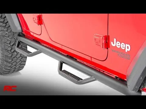 Nerf Steps | Wheel to Wheel | 4 Door | Jeep Wrangler JK (07-18) Rough Country