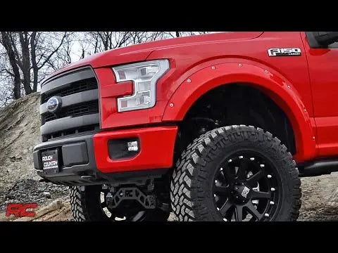 Pocket Fender Flares | Ford F-150 2WD/4WD (2015-2017) Rough Country