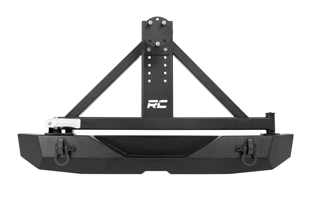 Rear Bumper | Rock Crawler | Tire Carrier | Jeep Wrangler JK  (07-18) Rough Country
