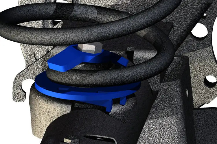 Rear Coil Spring Correction Plates | Jeep Wrangler JK  (2007-2018) Rough Country