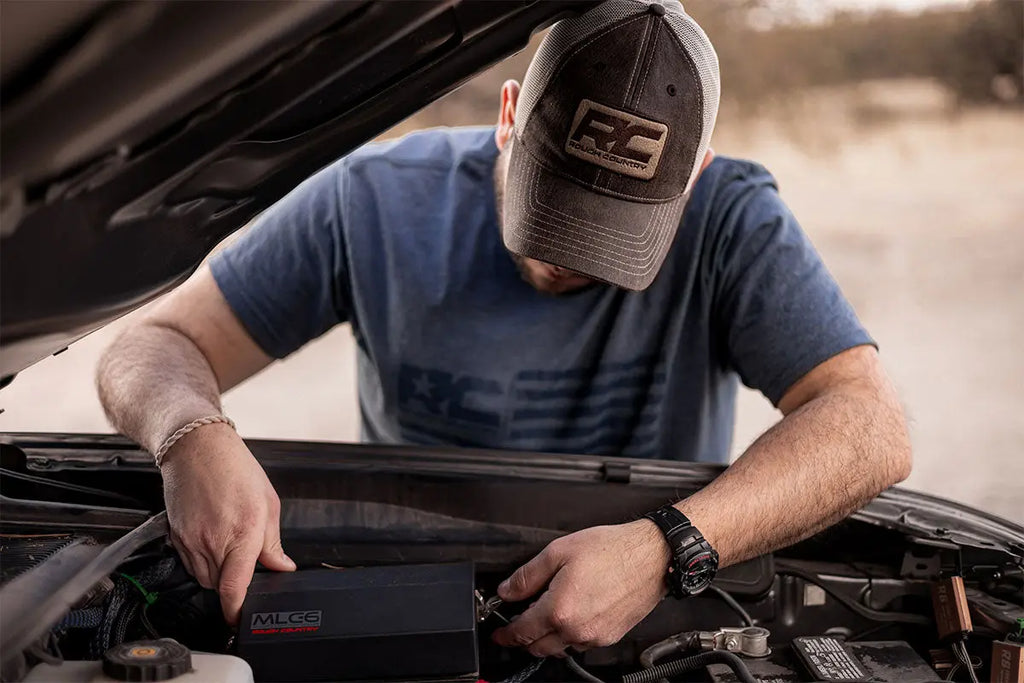 Rough Country Hat | Mesh | Brown Patch | Brown Rough Country