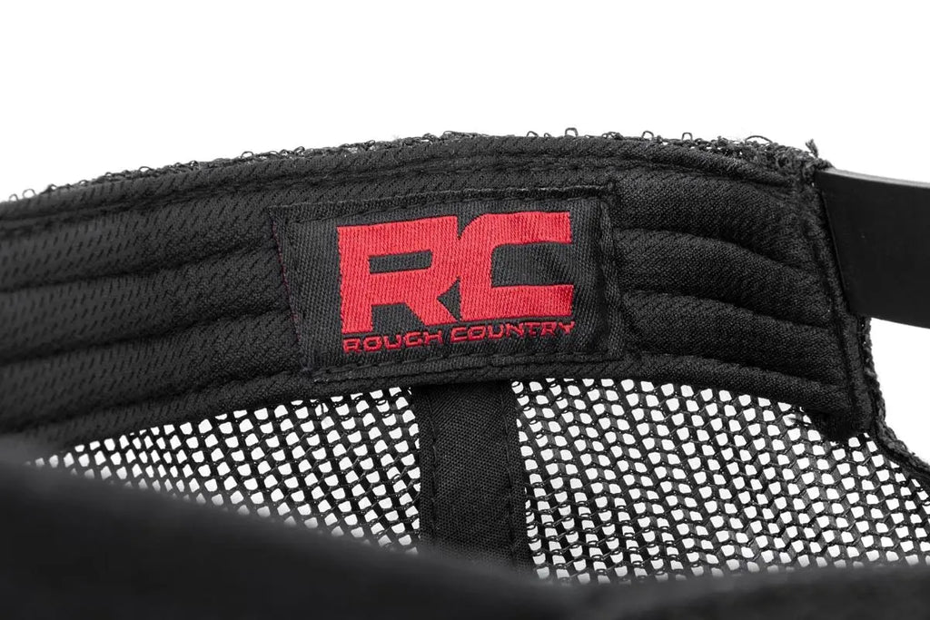 Rough Country Hat | Mesh | Rough Country Patch | Black Rough Country