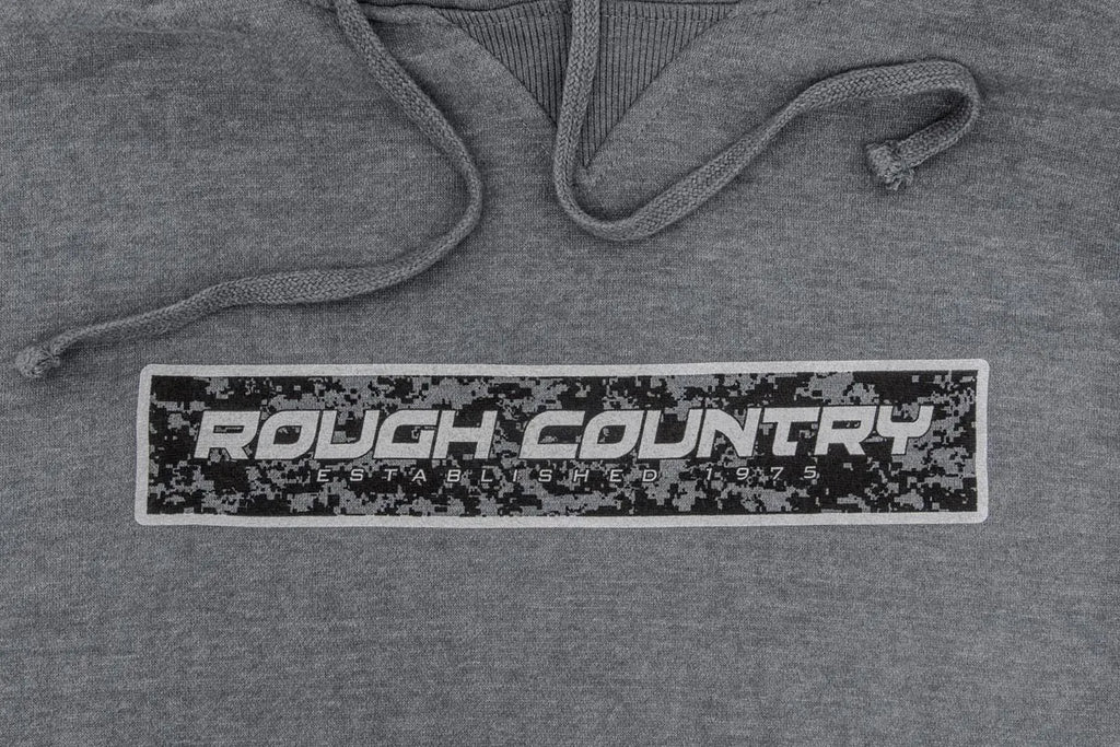 Rough Country Hoodie | Digital | Grey | 2XL Rough Country
