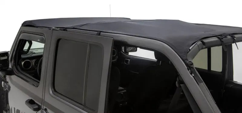 Rugged Ridge 18-22 Jeep Wrangler JL Unlimited (4-Door) Voyager Savannah Brief Top - Black Rugged Ridge