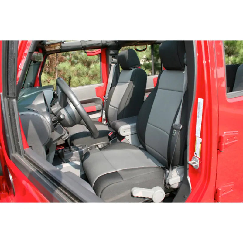 Rugged Ridge Neoprene Front Seat Covers 11-18 Jeep Wrangler JK Rugged Ridge