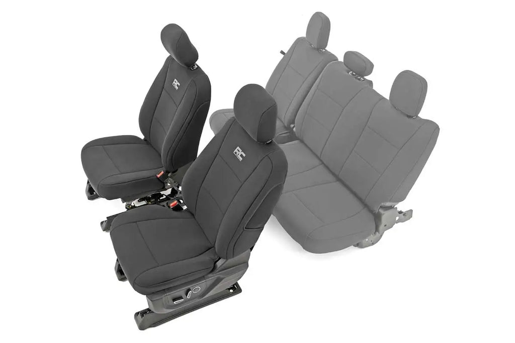Seat Covers | Front Bucket Seats | Ford F-150/Lightning/F-250/F-350 (15-23) Rough Country