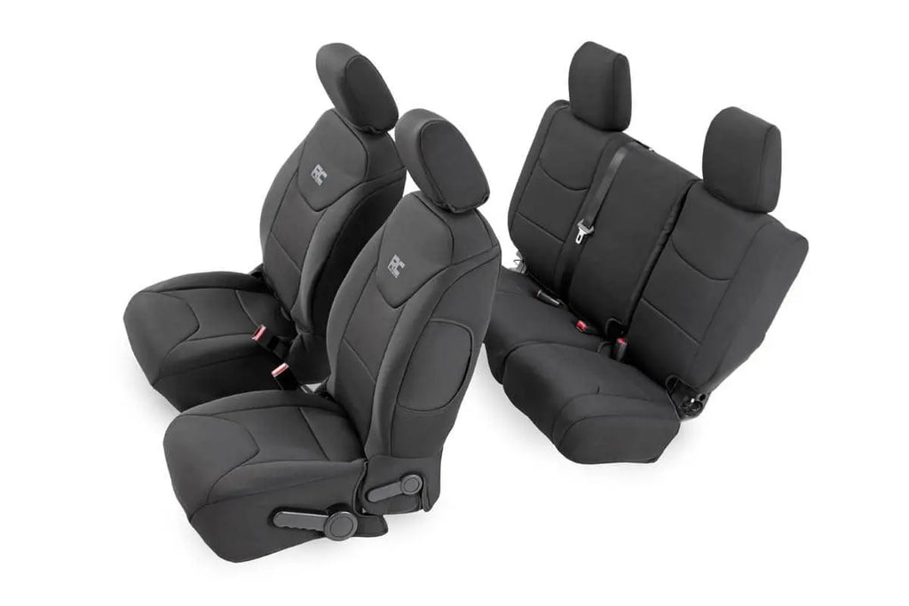 Seat Covers | Front and Rear | Jeep Wrangler JK 2WD/4WD (2008-2010) Rough Country