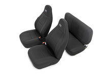 Load image into Gallery viewer, Seat Covers | Front and Rear | Jeep Wrangler TJ (03-06) 4WD Rough Country