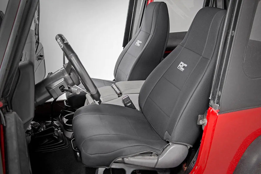 Seat Covers | Front and Rear | Jeep Wrangler YJ 4WD (1991-1995) Rough Country
