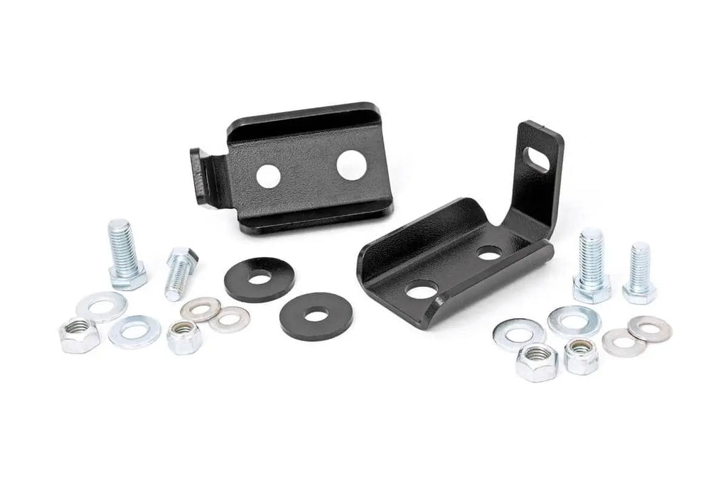 Shock Relocation Brackets | Front | Jeep Wrangler JK  (2007-2018) Rough Country