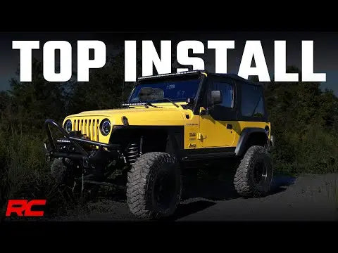 Soft Top | Replacement | Black | Full Doors | Jeep Wrangler TJ (97-06) Rough Country