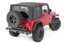 Load image into Gallery viewer, Soft Top | Replacement | Black | Half Doors | Jeep Wrangler TJ (97-06) Rough Country