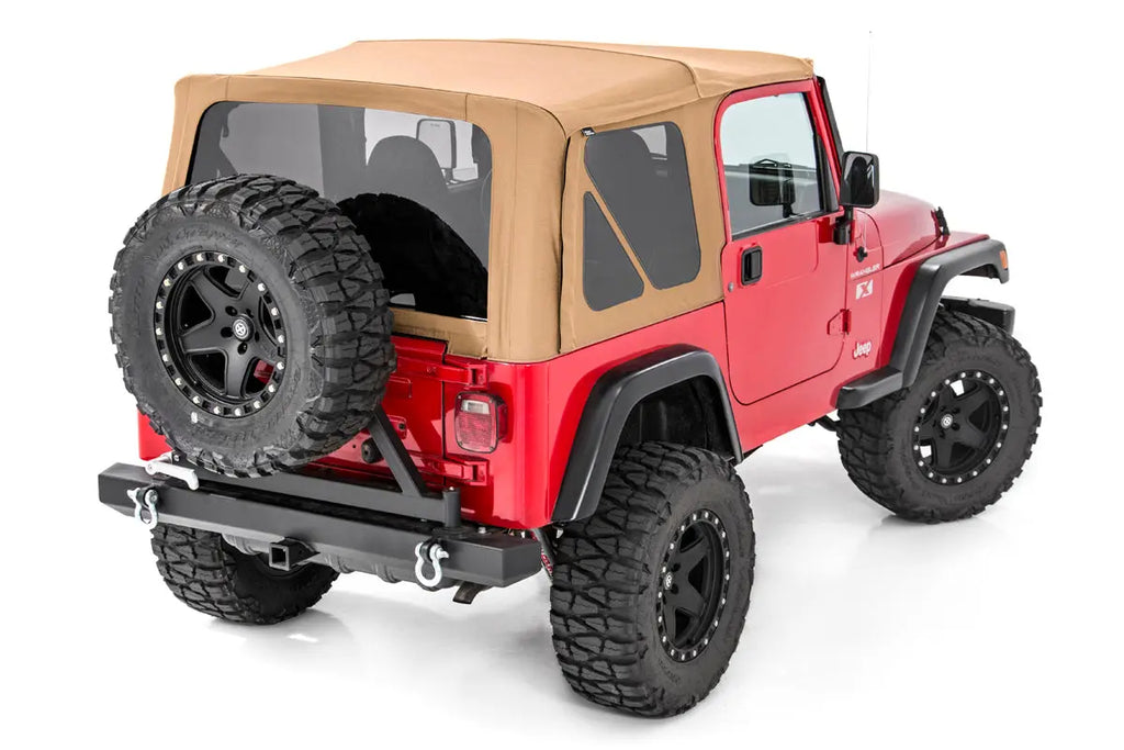 Soft Top | Replacement | Spice | Full Doors | Jeep Wrangler TJ (97-06) Rough Country