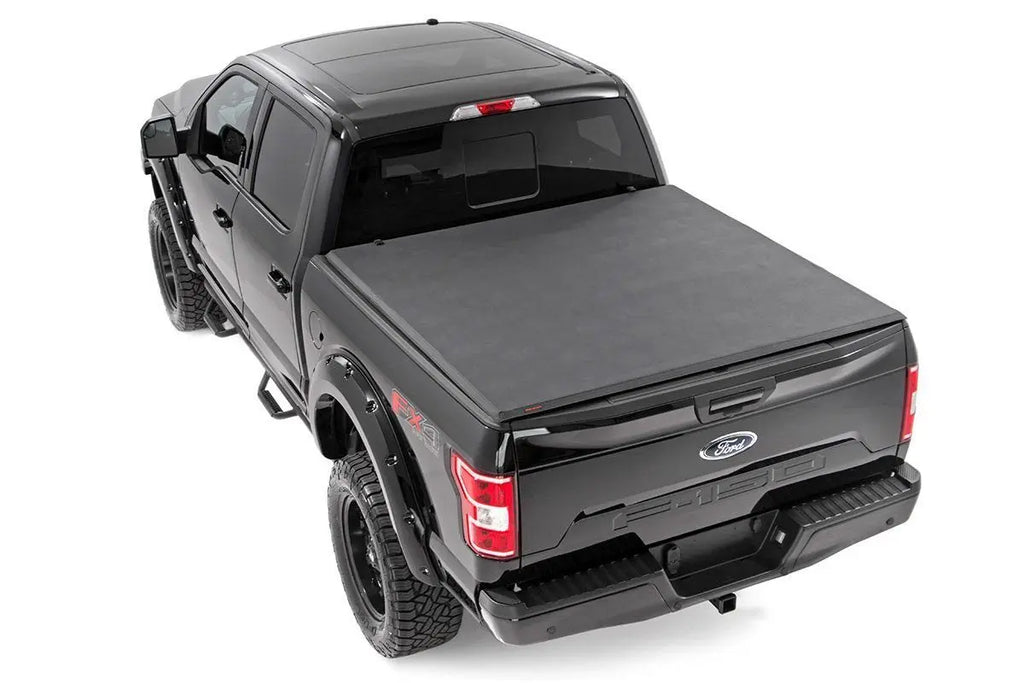 Soft Tri-Fold Bed Cover | 5'6" Bed | Ford F-150 2WD/4WD (01-03) Rough Country