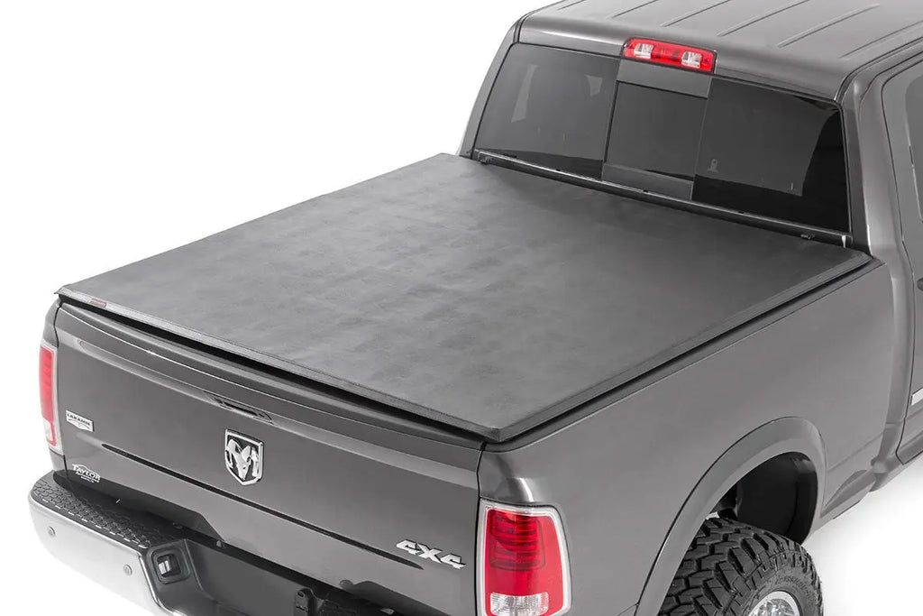 Soft Tri-Fold Bed Cover | 5'7" Bed | Ram 1500 2WD/4WD Rough Country