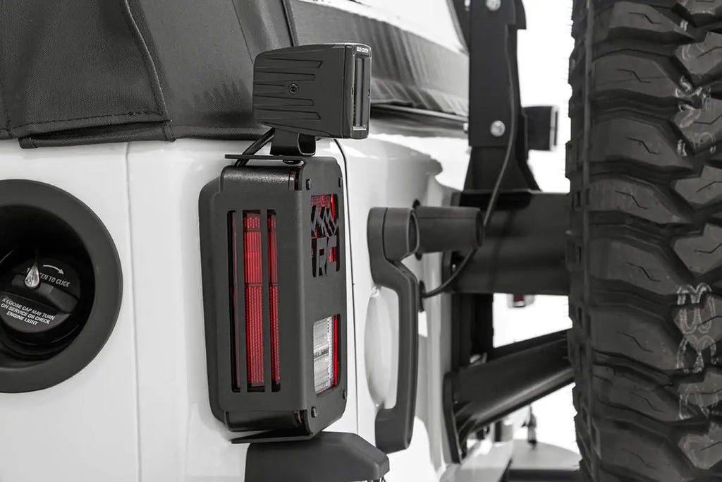 Tail Light Cover | Mountain | Jeep Wrangler JK  (2007-2018) Rough Country