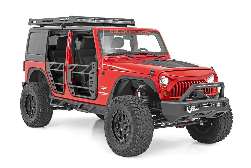 Tubular Doors | Front and Rear | Jeep Wrangler JK  (2007-2018) Rough Country