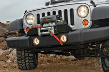 Load image into Gallery viewer, Winch Mount Plate | Factory Bmpr | D-Rings | Jeep Wrangler JK (07-18) Rough Country