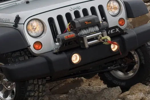 Winch Mounting Plate | Factory Bmpr | Jeep Wrangler JK  (2007-2018) Rough Country