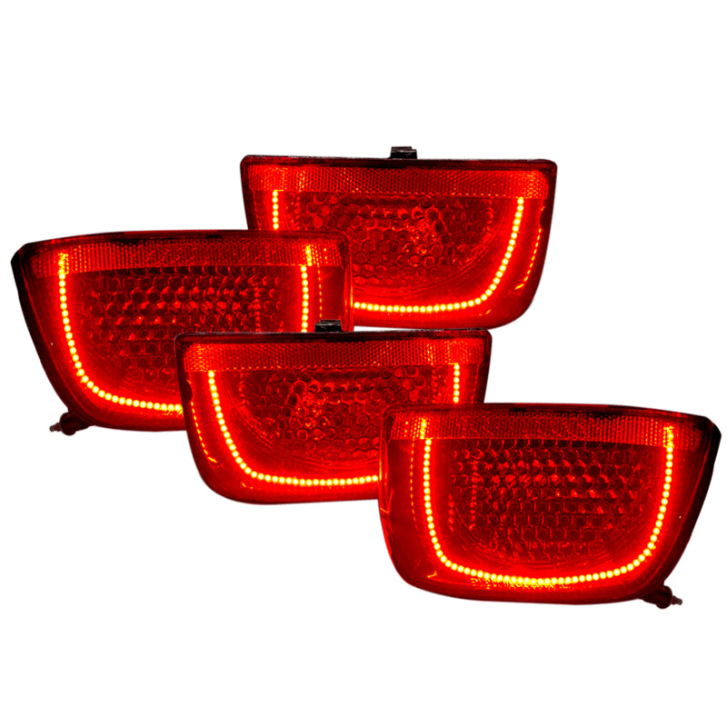 Oracle Chevy Camaro 10-13 Afterburner 2.0 Tail Light Halo Kit - Red NO RETURNS